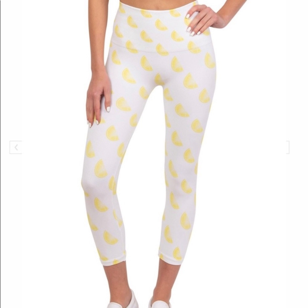 TLA by Morgan Stewart Lemon Printed Leggings